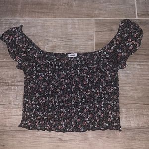 Flower crop top